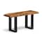 Alaterre Furniture Alpine Natural Live Edge 36" Bench with Coat Hook Set AWAA032320 - alternate 2
